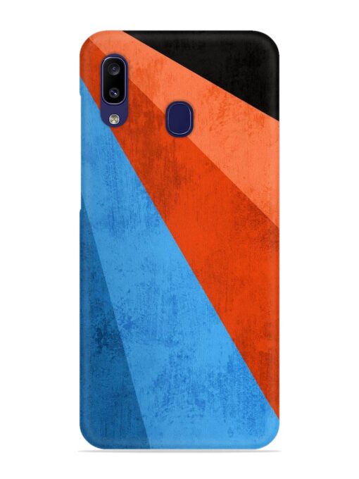 Modern Matte Abstract Snap Case for Samsung Galaxy A20 Zapvi