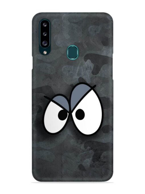 Big Eyes Night Mode Snap Case for Samsung Galaxy A20S Zapvi