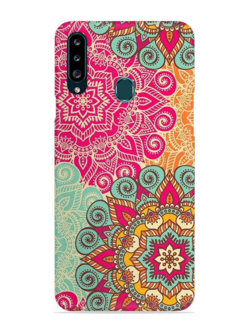 Mandala Seamless Snap Case for Samsung Galaxy A20S Zapvi