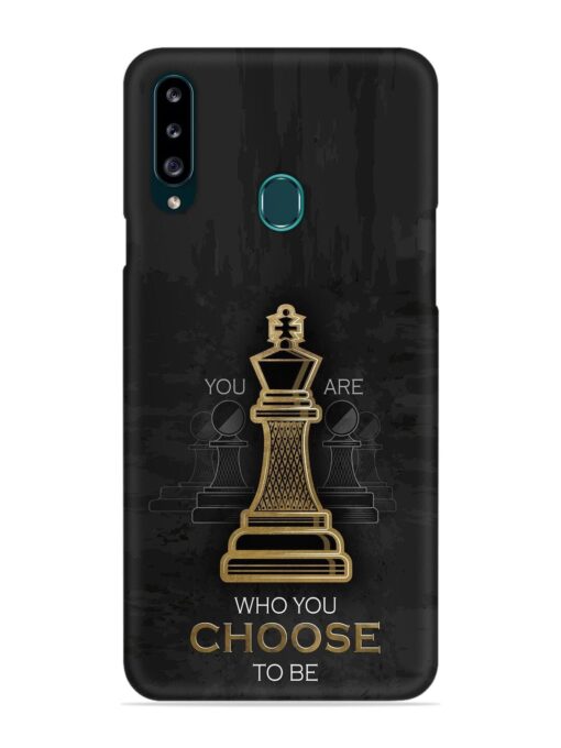 You Are Who Choose To Be Snap Case for Samsung Galaxy A20S Zapvi