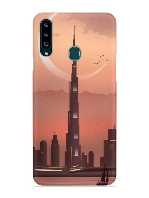 Landmark Burj Khalifa Snap Case for Samsung Galaxy A20S Zapvi