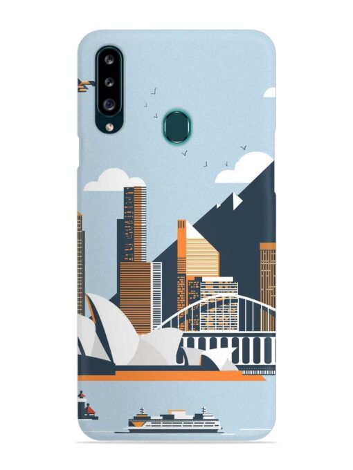 Sydney Opera Landscape Snap Case for Samsung Galaxy A20S Zapvi