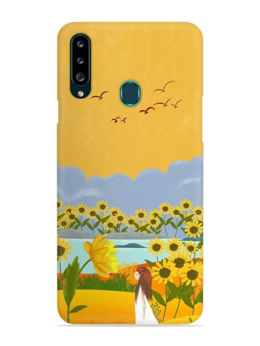 Beginning Of Autumn Snap Case for Samsung Galaxy A20S Zapvi