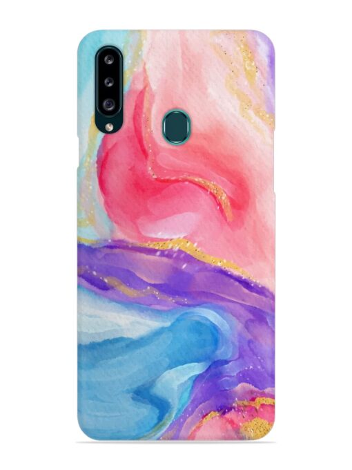 Watercolor Gradient Snap Case for Samsung Galaxy A20S Zapvi