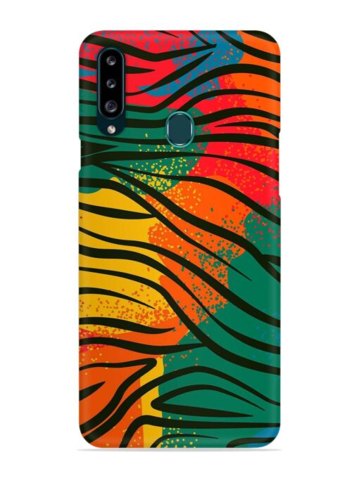 Bright Colorful Snap Case for Samsung Galaxy A20S Zapvi