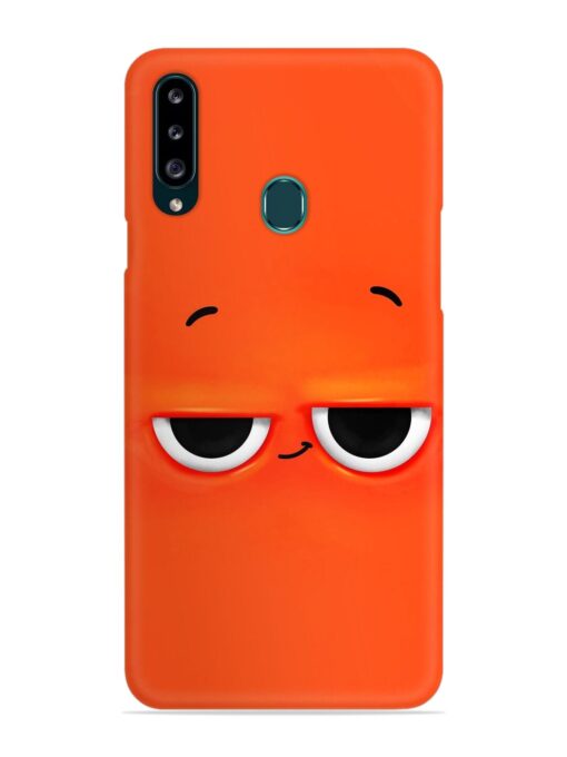 Smiley Face Snap Case for Samsung Galaxy A20S Zapvi