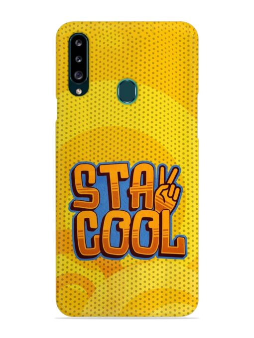 Stay Cool Snap Case for Samsung Galaxy A20S Zapvi