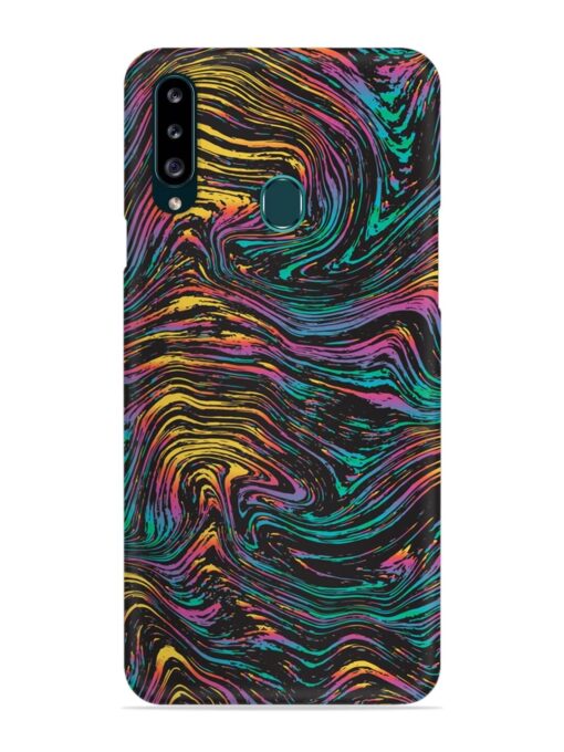 Abstract Liquid Colors Snap Case for Samsung Galaxy A20S Zapvi