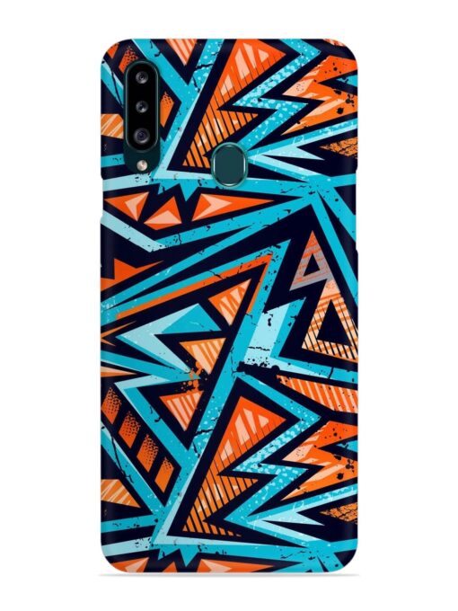 Abstract Seamless Grunge Snap Case for Samsung Galaxy A20S Zapvi