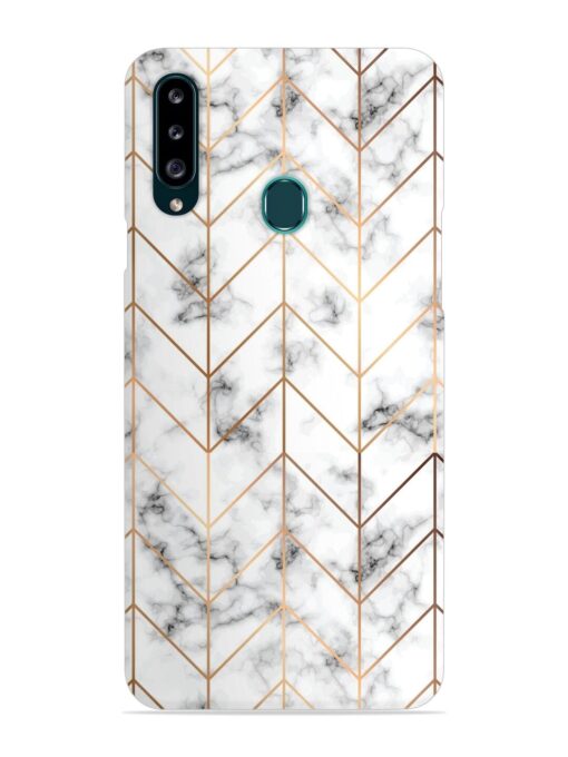 Vector Marble Texture Snap Case for Samsung Galaxy A20S Zapvi