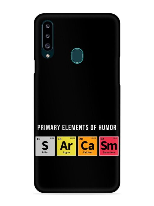 Primary Elements Humor Snap Case for Samsung Galaxy A20S Zapvi