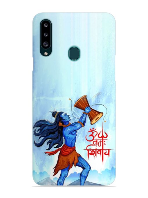 Illustration Lord Shiva Snap Case for Samsung Galaxy A20S Zapvi