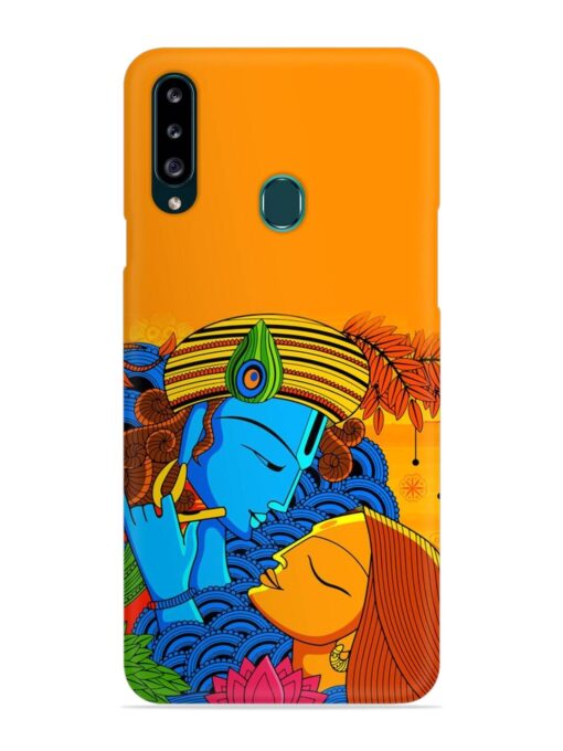 Illustration Hindu Goddess Snap Case for Samsung Galaxy A20S Zapvi