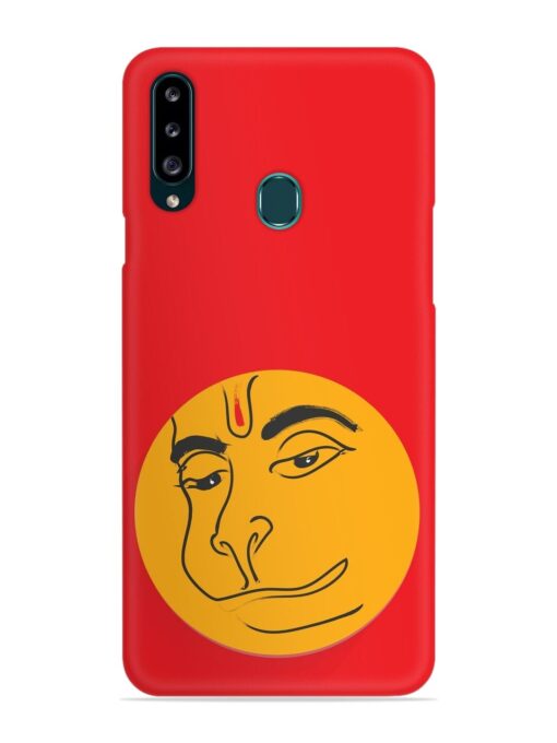 Lord Hanuman Vector Snap Case for Samsung Galaxy A20S Zapvi