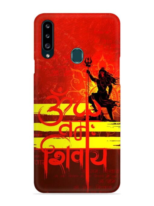 Illustration Lord Shiva Snap Case for Samsung Galaxy A20S