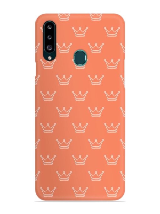 Hand Drawn Crown Snap Case for Samsung Galaxy A20S