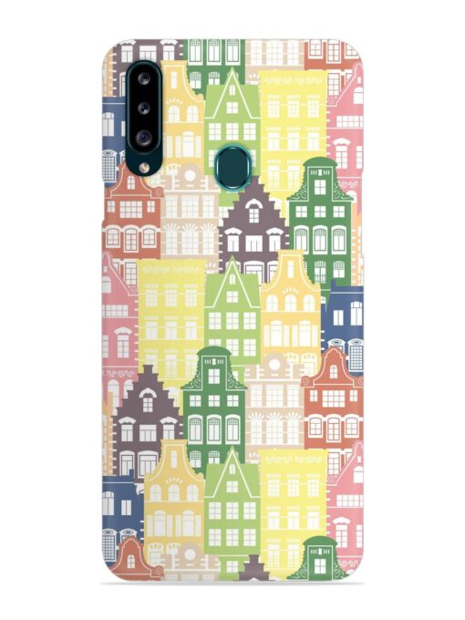 Seamless Shapes Pattern Snap Case for Samsung Galaxy A20S Zapvi