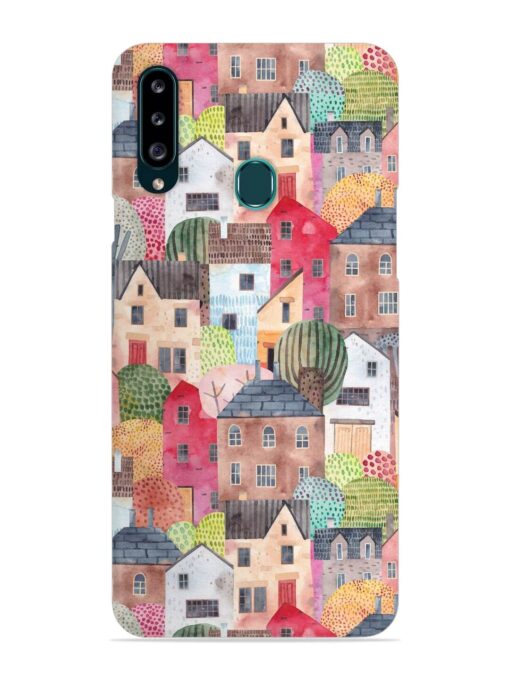 Abstract Seamless Pattern Snap Case for Samsung Galaxy A20S Zapvi