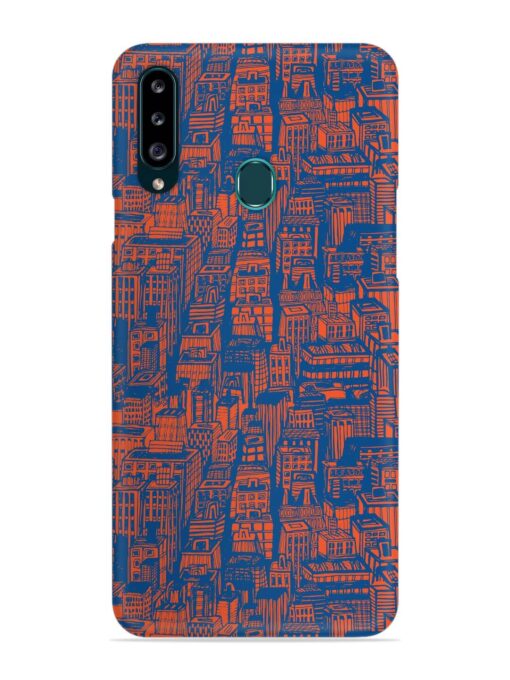 Hand Drawn Seamless Snap Case for Samsung Galaxy A20S