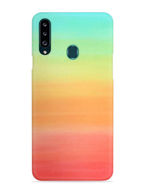 Background Sky Watercolor Snap Case for Samsung Galaxy A20S Zapvi