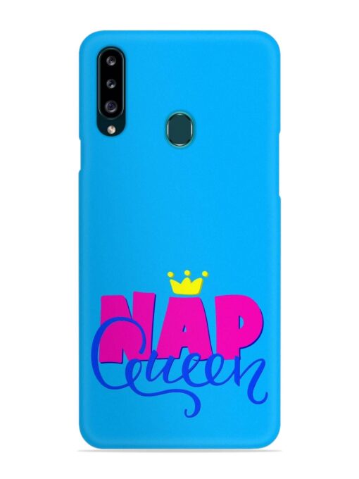 Nap Queen Quote Snap Case for Samsung Galaxy A20S Zapvi