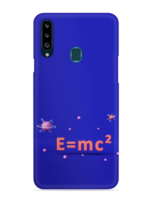 Formula Relativity Equation Snap Case for Samsung Galaxy A20S