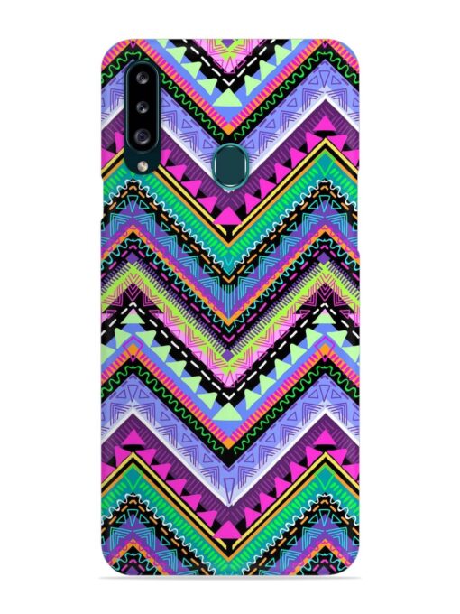 Tribal Aztec Print Snap Case for Samsung Galaxy A20S Zapvi