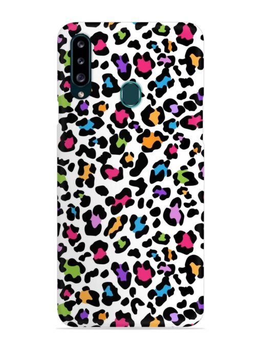 Seamless Leopard Pattern Snap Case for Samsung Galaxy A20S Zapvi