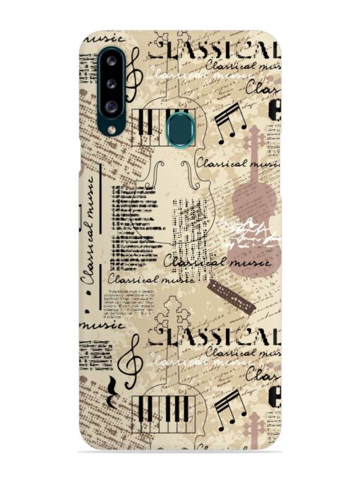 Classical Music Lpattern Snap Case for Samsung Galaxy A20S Zapvi