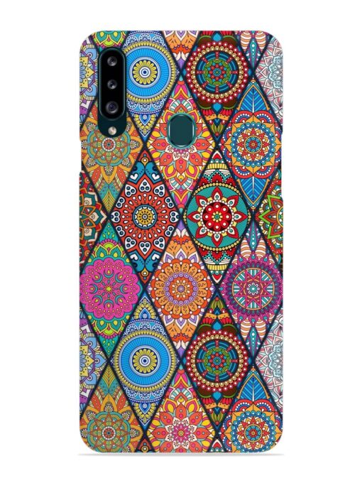 Seamless Tile Pattern Snap Case for Samsung Galaxy A20S Zapvi