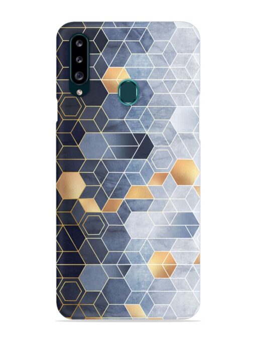 Geometric Abstraction Hexagons Snap Case for Samsung Galaxy A20S