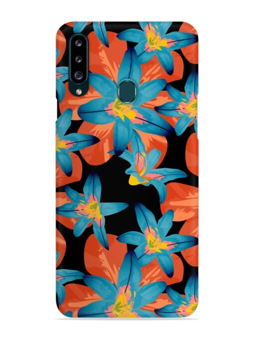 Philippine Flowers Seamless Snap Case for Samsung Galaxy A20S Zapvi