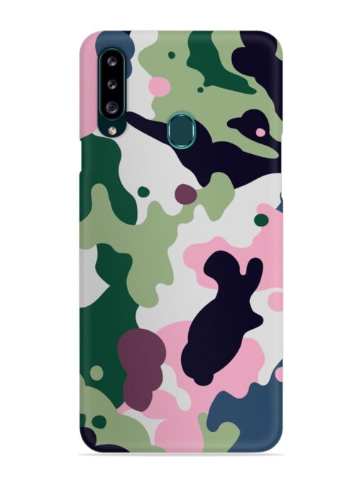 Seamless Funky Camouflage Snap Case for Samsung Galaxy A20S Zapvi