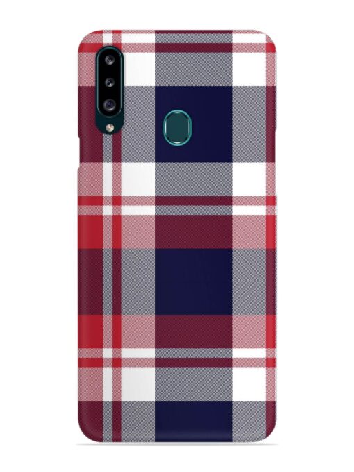 Classic Plaid Tartan Snap Case for Samsung Galaxy A20S Zapvi