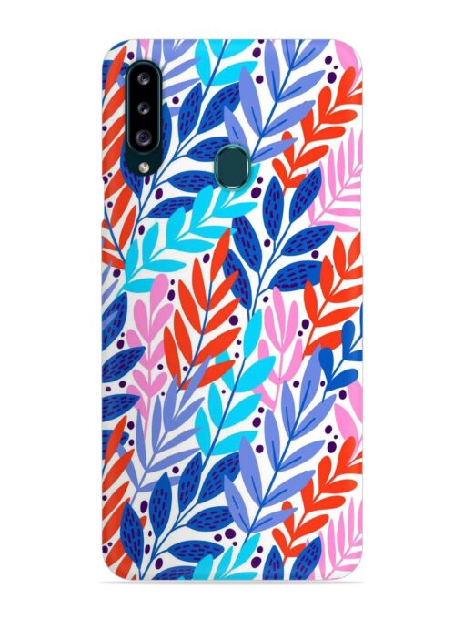 Bright Floral Tropical Snap Case for Samsung Galaxy A20S Zapvi