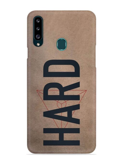 Hard Typo Snap Case for Samsung Galaxy A20S Zapvi