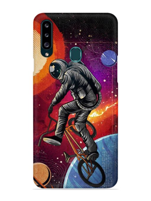 Super Eclipse Bmx Bike Snap Case for Samsung Galaxy A20S Zapvi