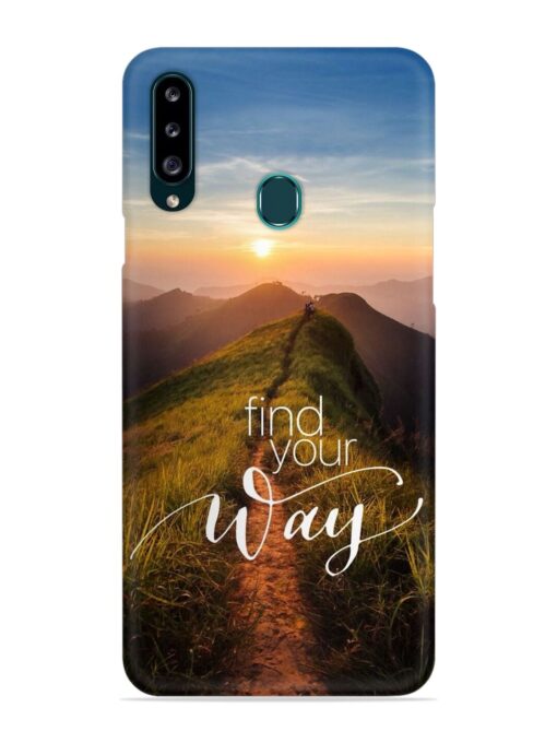 Find Your Way Snap Case for Samsung Galaxy A20S Zapvi