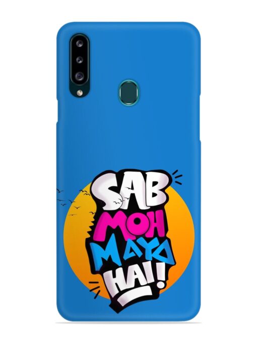 Sab Moh Moya Snap Case for Samsung Galaxy A20S Zapvi