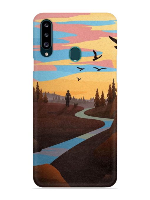 Natural Landscape Art Snap Case for Samsung Galaxy A20S Zapvi