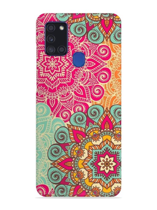 Mandala Seamless Snap Case for Samsung Galaxy A21S Zapvi