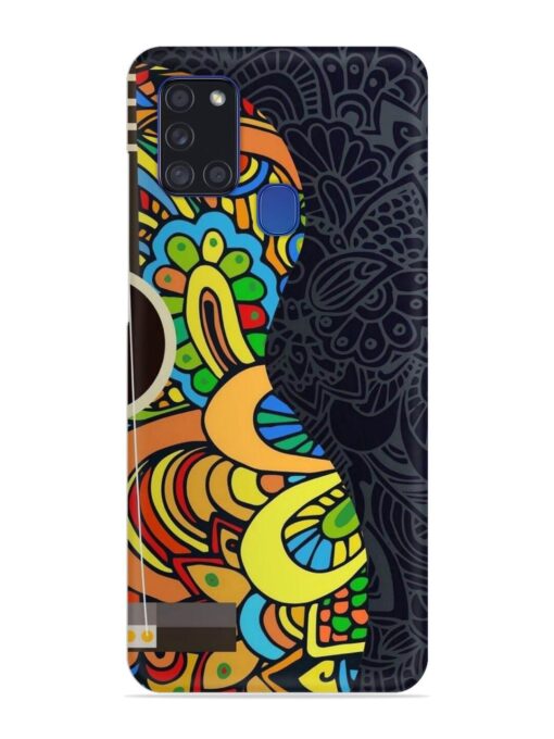 Guitar Vector Art Snap Case for Samsung Galaxy A21S Zapvi