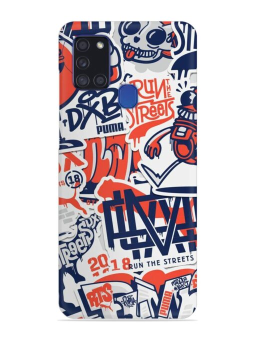 Run The Street Snap Case for Samsung Galaxy A21S Zapvi