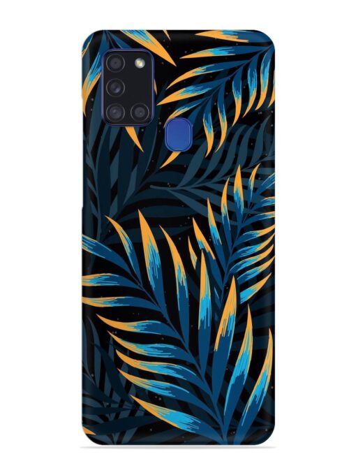 Abstract Leaf Art Snap Case for Samsung Galaxy A21S Zapvi