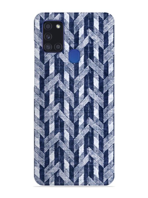 Abstract Herringbone Motif Snap Case for Samsung Galaxy A21S Zapvi