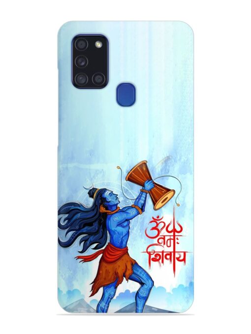 Illustration Lord Shiva Snap Case for Samsung Galaxy A21S Zapvi