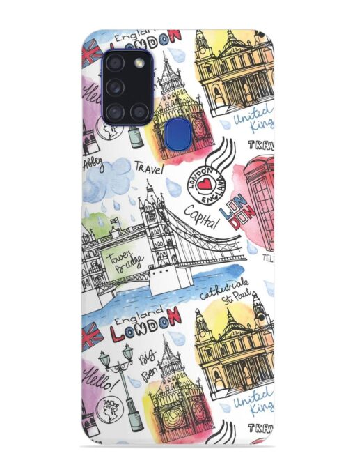 Vector London Landmark Snap Case for Samsung Galaxy A21S Zapvi