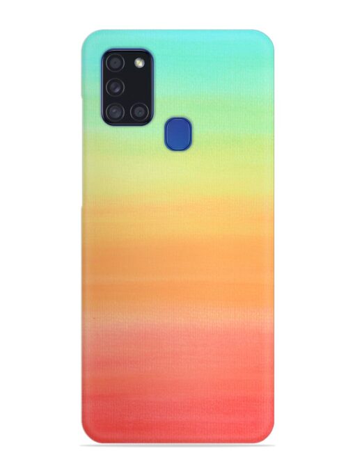 Background Sky Watercolor Snap Case for Samsung Galaxy A21S Zapvi