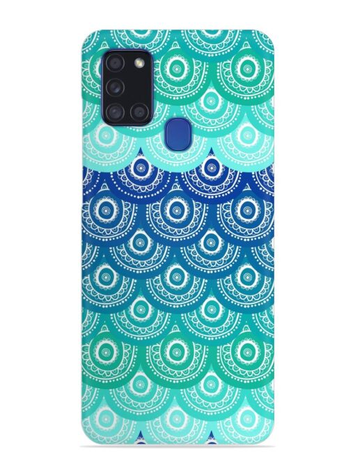 Ethnic Seamless Pattern Snap Case for Samsung Galaxy A21S Zapvi