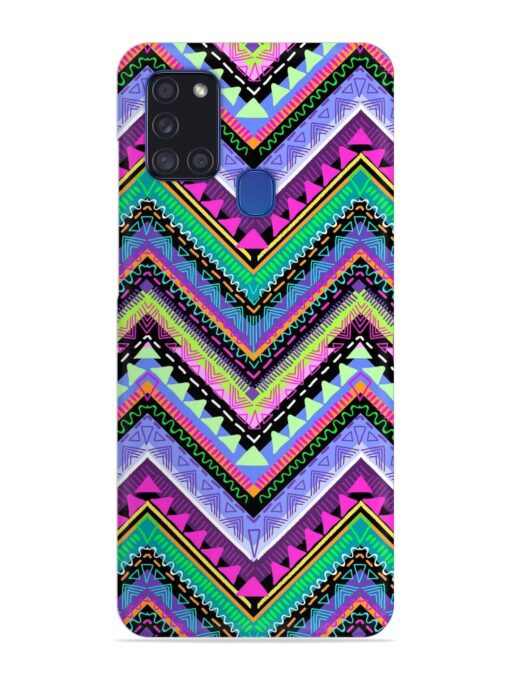 Tribal Aztec Print Snap Case for Samsung Galaxy A21S Zapvi